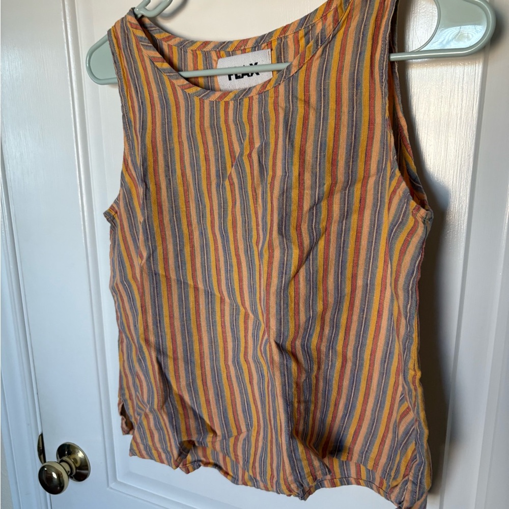 Flax 100% Linen Tank Top